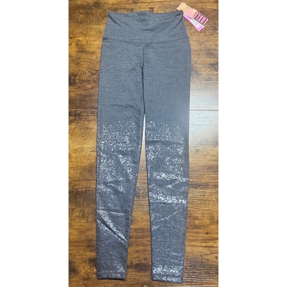 Lilly Pulitzer Weekender High Rise Leggings Charcoal‎ Anything Possible XXS NWT